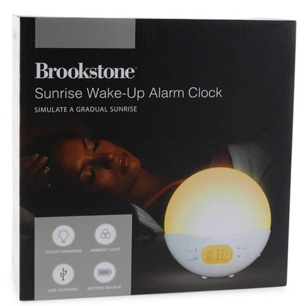 Brookestone Sunrise Wakeup Alarm Clock